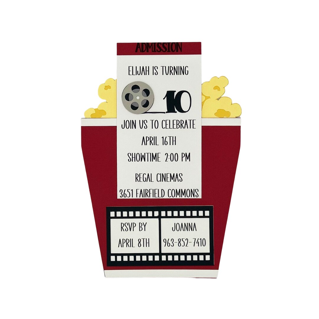 Movie Ticket Birthday Invitation | MakerPlace by Michaels movie-ticket-birthday-invitation-makerplace-by-michaels